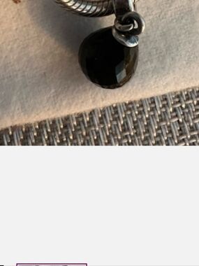 Pandora Dark Purple Pendant Charm Pendant only